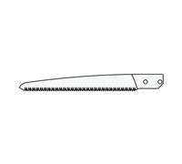 FELCO 621/3 Lame de rechange pour scie (pour scie tirante FELCO 621 - lame de 24 cm), argent, 35 x 15 x 5 cm
