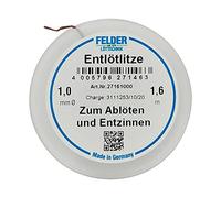 Felder 27161000 Fil à dessouder imbibé de flux 1,00 mm Bobine 1,60 m