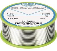 FELDER Fil d'apport de soudure ISO-Core® Clear 1 mm 250 g Sn100Ni+