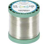 Felder ISO-Core \ Clear\ SAC305 Étain à souder bobine Sn96,5Ag3Cu0,5 0.250 kg 0.75 mm