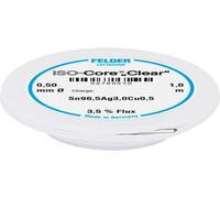 Felder ISO-Core \ Clear\ SAC305 Étain à souder bobine Sn96,5Ag3Cu0,5 0.5 mm