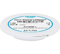 Felder ISO-Core Clear Sn100Ni+ Étain à souder bobine Sn99,25Cu0,7Ni0,05 1 mm