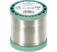 Felder ISO-Core Clear Sn100Ni+ Étain à souder sans plomb bobine Sn99,25Cu0,7Ni0,05 0.250 kg 1 mm