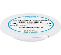 Felder ISO-Core Ultra Clear SAC305 Étain à souder bobine Sn96,5Ag3Cu0,5 1 mm