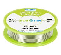 Felder ISO-Core Ultra-Clear Sn100Ni+ Étain à souder sans plomb bobine