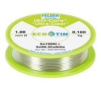 Felder ISO-Core Ultra-Clear Sn100Ni+ Étain à souder sans plomb bobine