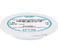Felder ISO-Core Ultra-Clear Sn100Ni+ Étain à souder sans plomb bobine Sn99,25Cu0,7Ni0,05 1 mm
