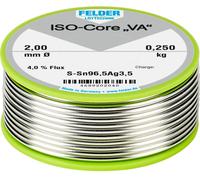 Felder ISO-Core VA Étain à souder bobine Sn96,5Ag3,5 0.250 kg 2 mm