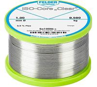Felder ISO-Core \ Clear\ Sn100Ni+ Étain à souder bobine Sn99,25Cu0,7Ni0,05 0.500 kg 1 mm