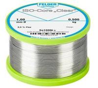 Felder ISO-Core \ Clear\ Sn100Ni+ Étain à souder bobine Sn99,25Cu0,7Ni0,05 0.500 kg 1 mm