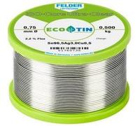 Felder Löttechnik ISO-Core Ultra Clear SAC305 Étain à souder bobine Sn96,5Ag3Cu0,5 0.500 kg 0.75 mm G