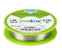 Felder Étain à souder sans plomb ISO-Core Ultra-Clear Sn99,25Cu0,7Ni0,05 bobine 0.100 kg 1 mm