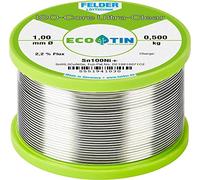 Felder ISO-Core Ultra-Clear Sn100Ni+ Étain à souder sans plomb bobine Sn99,25Cu0,7Ni0,05 0.500 kg 1 mm