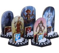 Feldherr 10 pcs. Value Pack Dial Bases Compatible with Gloomhaven + Frosthaven + Gloomhaven: Jaws of The Lion Multicolor, Couleur:Black White