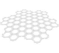 Feldherr 7 pcs. Set de Valeur Hex Support de tuiles Compatible avec Dorfromantik : The Board Game., Couleur:White