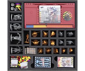 Feldherr AG050A002 Plateau en Mousse Compatible avec Les Tableaux de Bord et Les Figurines de Zombicide - 26 Compartiments