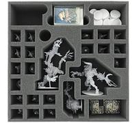 Feldherr AG065ZC19 Plateau en Mousse de 65 mm Compatible avec Les Monstres de la peste Noire zombicide et Les PNJ.