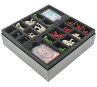 Feldherr Ensemble de Mousse pour HeroQuest (2021) Les Jungles de Delthrak - Insert Compatible, Protection et Rangement des Figurines et Accessoires pour boîte de Jeu de société