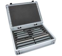 Feldherr Eurobox 40x30 Set pour modélisme ferroviaire - échelle N - 8 Compartiments - Insert en Mousse pour Rangement Vertical - Transport Compact pour locomotives et Wagons