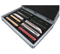 Feldherr Eurobox 60 x 40 cm Coffret pour modélisme ferroviaire - échelle H0-5 Compartiments - Insert Mousse pour Rangement Horizontal - Transport Compact pour locomotives et Wagons