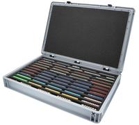 Feldherr Eurobox 60 x 40 cm Coffret pour modélisme ferroviaire - échelle Z - 12 Compartiments - Insert Mousse pour Rangement Horizontal - Solution Transport compacte pour locomotives et Wagons