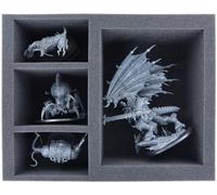 Feldherr FS125A002 mousses de Rangement Compatible avec Angron : Daemon Primarch of Khorne + 3 Figurines