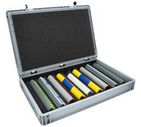 Feldherr H0 Model Railway 3-in-1 System - 60x40 Eurobox with V-Shaped Train Tray - Storage, Display & Transport - Made in Germany