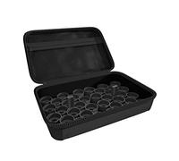 Feldherr Half-Size Caisse 50 Compatible avec 36 Pots de Peinture Citadel (12 ML / 18 ML), Couleur:Black