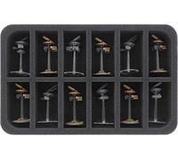 Feldherr HS045A009 Plateau en Mousse Compatible avec l'empire T'au - 12 Compartiments