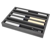 Feldherr Insert en Mousse pour modélisme ferroviaire - Échelle H0e - 6 Compartiments pour Rangement Vertical locomotives, Wagons et véhicules - 370x270x50 mm - Transport et Rangement - IU050A004