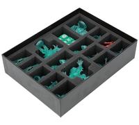 Feldherr Jeu de Mousse Porte-Cartes compatibles avec HeroQuest (2021) : Spirit Queen's Torment - boîte du Jeu - Protéger, Trier et Ranger Figurines + Accessoires