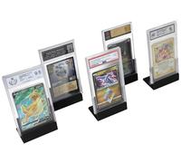 Feldherr Lot de 5 supports pour cartes de grade - Support pour cartes à collectionner dans les slabs/toploader - Pour cartes de sport, TCG et plus encore - Support stable, compact et durable