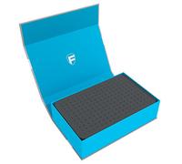 Feldherr Magnetic Box Bleu Magnetic Box avec Mousse Pick and Pluck de 60 mm Compatible avec Les projets personnalisés