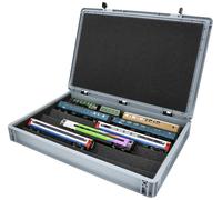 Feldherr OO Gauge Model Railway Storage, Display & Transport System - 5 Compartments, Euro Box, Foam Cradle - Professional OO Scale Train Storage Solution