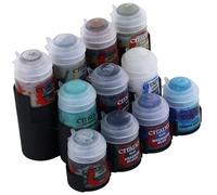 Feldherr Paint Rack Compatible avec 11 Pots de Peinture Citadel (12 ML / 18 ML / 24 ML), Couleur:Black