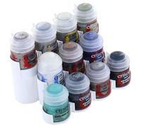 Feldherr Paint Rack Compatible avec 11 Pots de Peinture Citadel (12 ML / 18 ML / 24 ML), Couleur:White