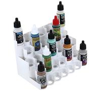 Feldherr Paint Rack Compatible avec 33 Bouteilles de Couleurs, Couleur:White