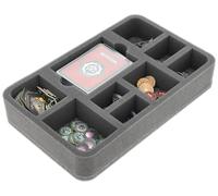 Feldherr Plateau en mousse compatible avec Warhammer Underworlds Spitewood - Blood of the Bull - Insert demi-taille pour miniatures, cartes et composants de jeu - HS050A177