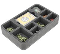 Feldherr Plateau en mousse compatible avec Warhammer Underworlds Spitewood - Kurnoth's Heralds - Insert demi-taille pour miniatures, cartes et composants de jeu - HS050A176