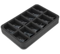 Feldherr Plateau en Mousse Compatible Hauts Elfes - 12 Compartiments - Stockez et transportez jusqu'à 12 modèles des royaumes des Hauts Elfes - HS040A056