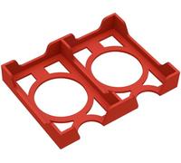 Feldherr Porte-Cartes pour Cartes de Jeu compatibles avec Le Jeu de société européen Mini - 84 Cartes - 2 Compartiments, Couleur:Cherry Red