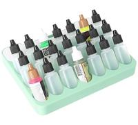 Feldherr Porte-Peinture pour 4l Really Useful Box - Insert 21 flacons (Ø 25 mm) + Compartiment Accessoires - Compatible Vallejo, Army Painter flacons Compte-Gouttes, Couleur:Mint 100% Recycling