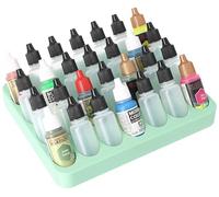 Feldherr Porte-Peinture pour 4l Really Useful Box - Insert pour 28 flacons (Ø 25 mm) - Compatible Vallejo, Army Painter - transportable, Couleur:Mint 100% Recycling