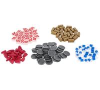 Feldherr Set d'amélioration Compatible avec Wyrmspan - Jetons de ressources et pièces de Monnaie imprimés en 3D pour Une Meilleure jouabilité - Jeton 3D