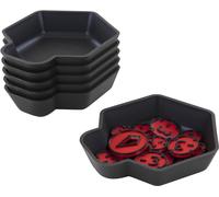 Feldherr Shell Expansion Pack - 6 coupelles colorées pour la Table de Jeu de société - pour Trier Les jetons, Les marqueurs, Les meeples, Les Accessoires de Jeu et Les Petites pièces - Couleur : Noir