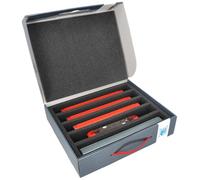 Feldherr Storage Box FSLB075 pour Les locomotives, Wagons et véhicules ferroviaires Miniatures - 5 emplacements pour l'écartement H0 - Vertical, Amount:1 pcs.