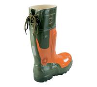 Feldtmann Bottes de sécurité forestières Ulme taille 40 olive/orange caoutchouc naturel SB Quantité:1