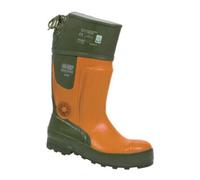Feldtmann Bottes de sécurité forestières Ulme taille 47 olive/orange caoutchouc naturel SB Quantité:1