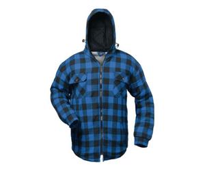 Feldtmann Chemise thermolactyl Alberta taille L bleu/noir à carreaux 100 % CO/fourrure tis Quantité:1