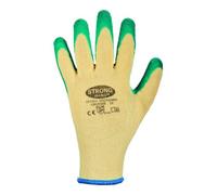 Feldtmann Gants Specialgrip Gr.10 tricot moyen enduit de latex naturel jaune/vert Quantité:12